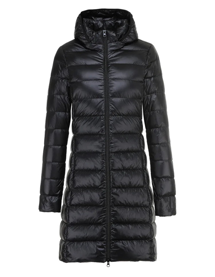 Drune | Lange leichte Daunenjacke
