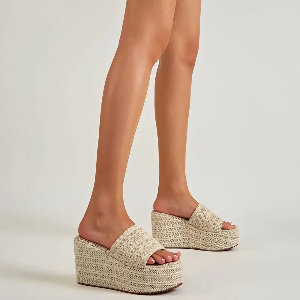 Drune | Espadrille Plattform Hanf Boho