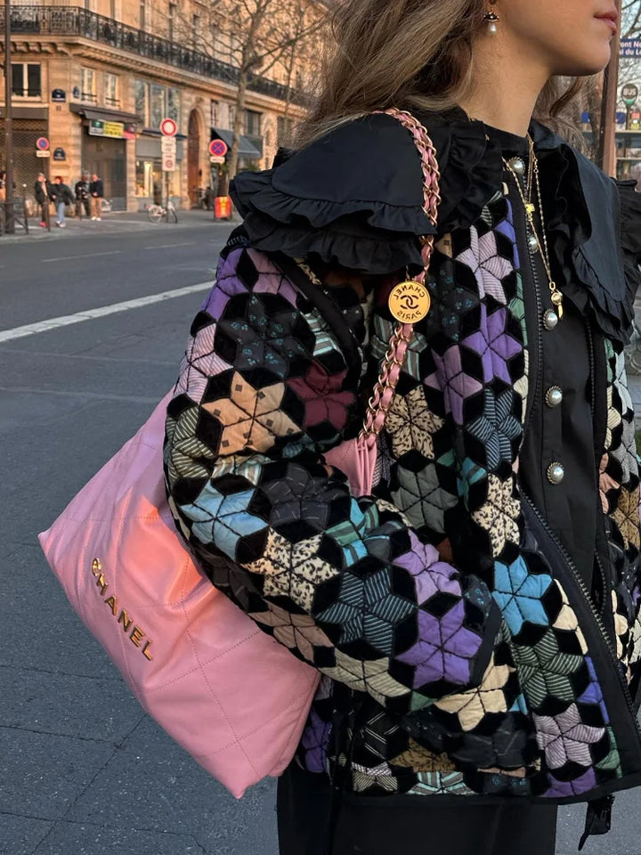 Drune | Stil Mehrfarbe Steppjacke