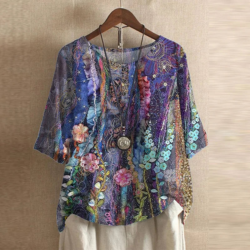 Drune | Vintage Floral T-Shirt