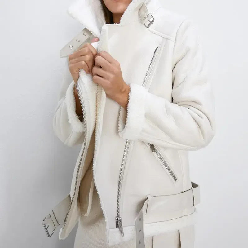 Drune - Dicke Faux-Lederjacke