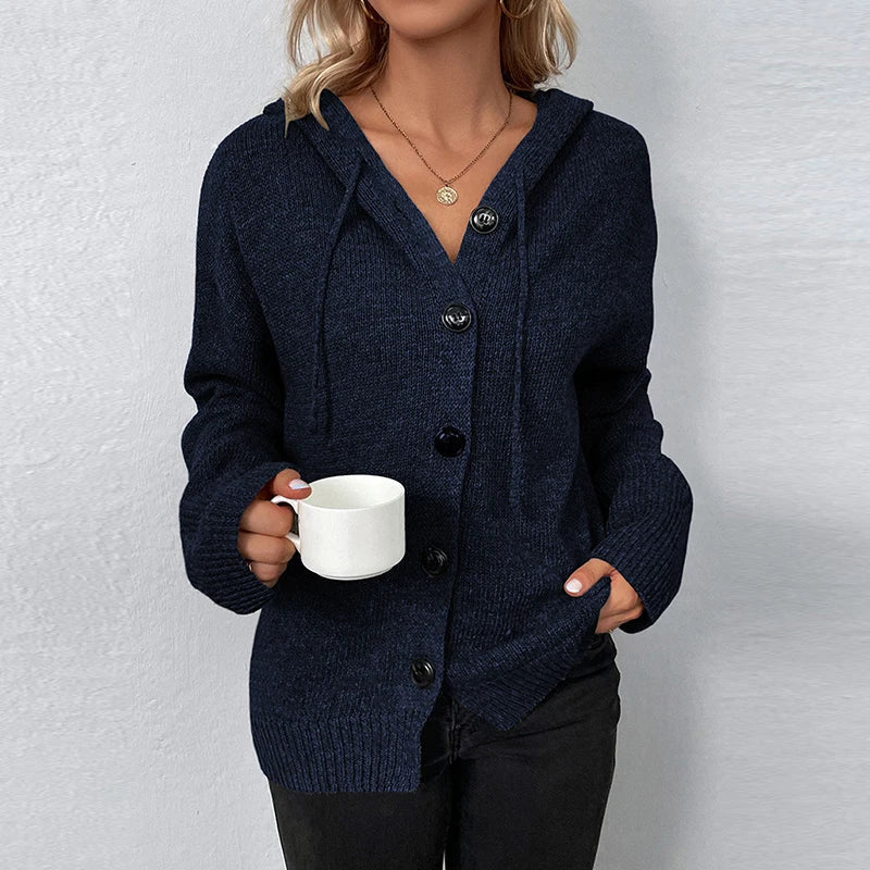 Drune | Strickjacke mit Kapuze