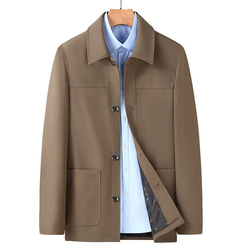 Drune | Freizeitjacke mit aufgesetzten Taschen und Knöpfen - Samuel