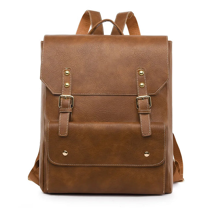 Drune | Zeitlose Tasche mit Schnalle und Klappe für Reisen und Laptop