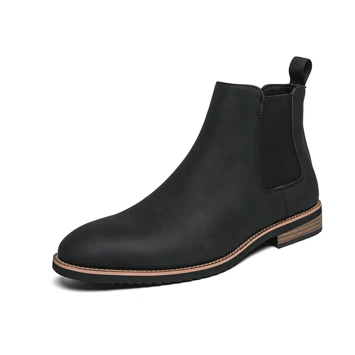 Drune | Leder Chelsea Stiefel