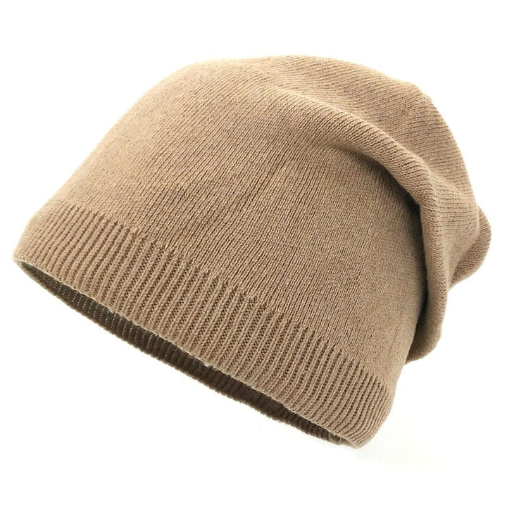 Drune | Neue Weiche Dünne Gestrickte Mütze Damenmütze für Draußen