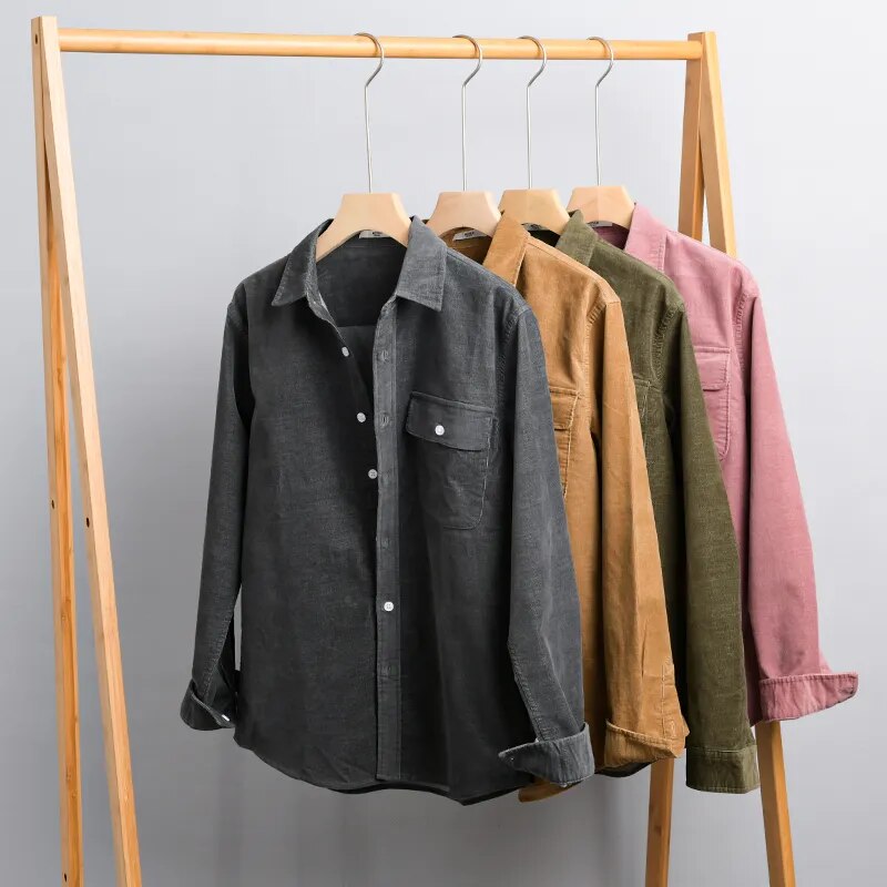 Drune | Langarm Overshirt Aus Weichem Denim