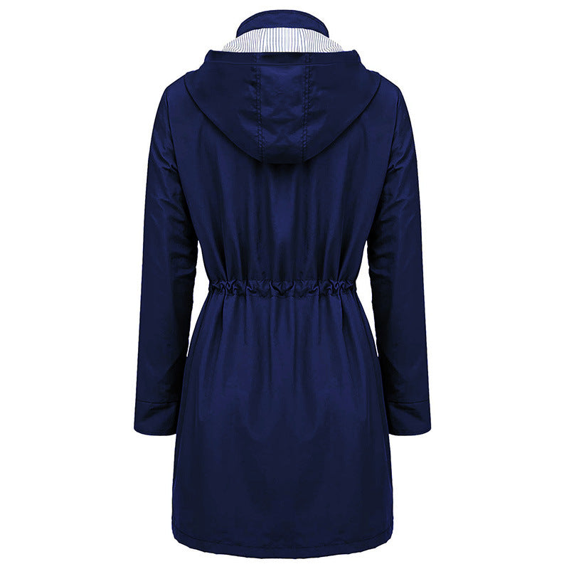 Drune Wonder Hooded Waterproof Long Coat
