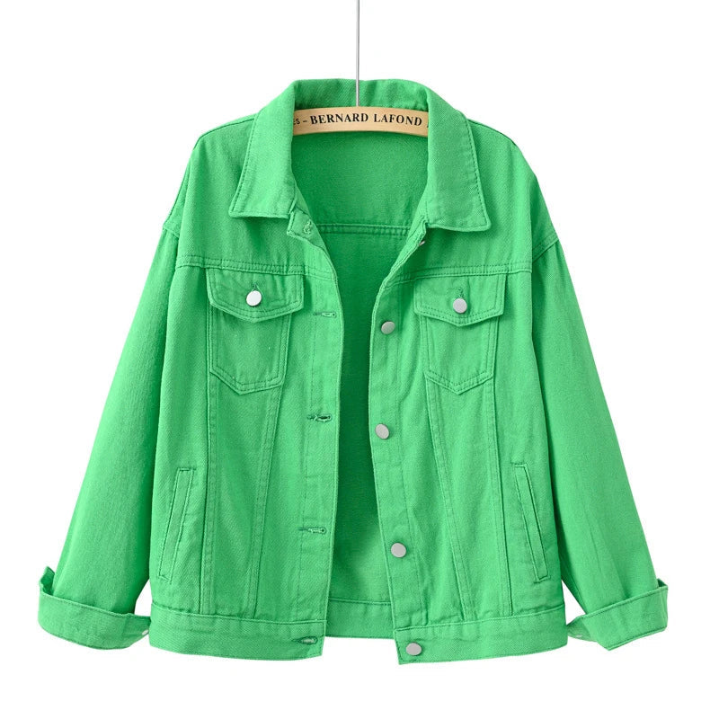 Drune | klassische Damen Jeansjacke in vielen Farben