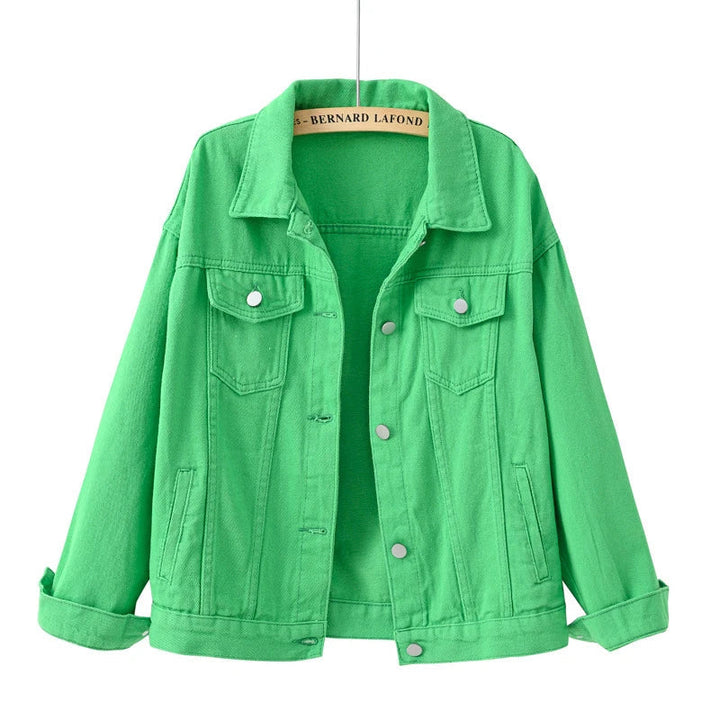 Drune | klassische Damen Jeansjacke in vielen Farben