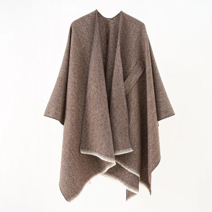 Drune | Kaschmir Poncho Retro & Stilvoll