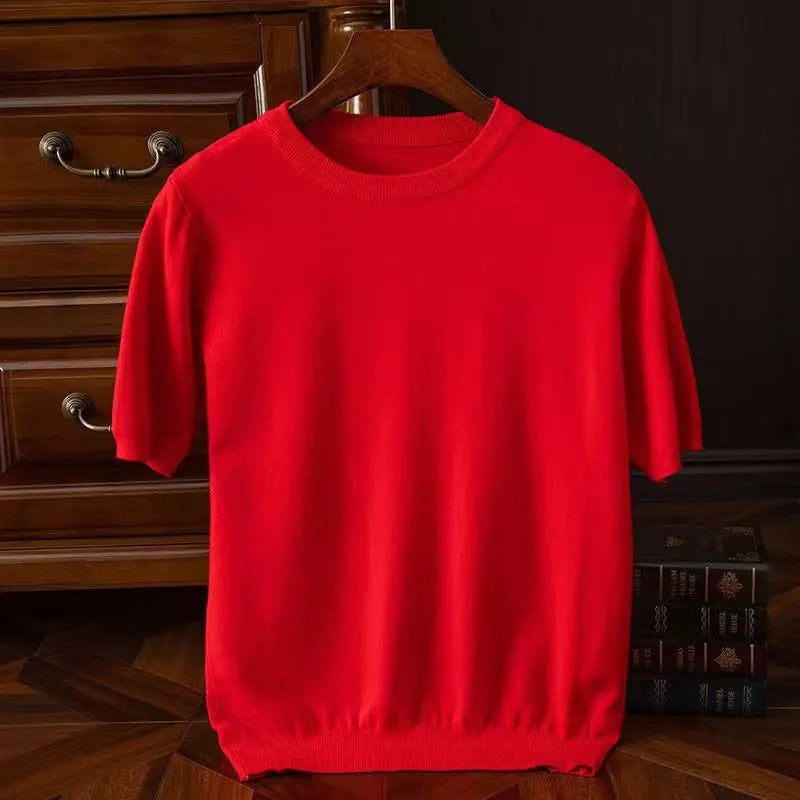 Drune | Kaschmir Kurzarm T-Shirt