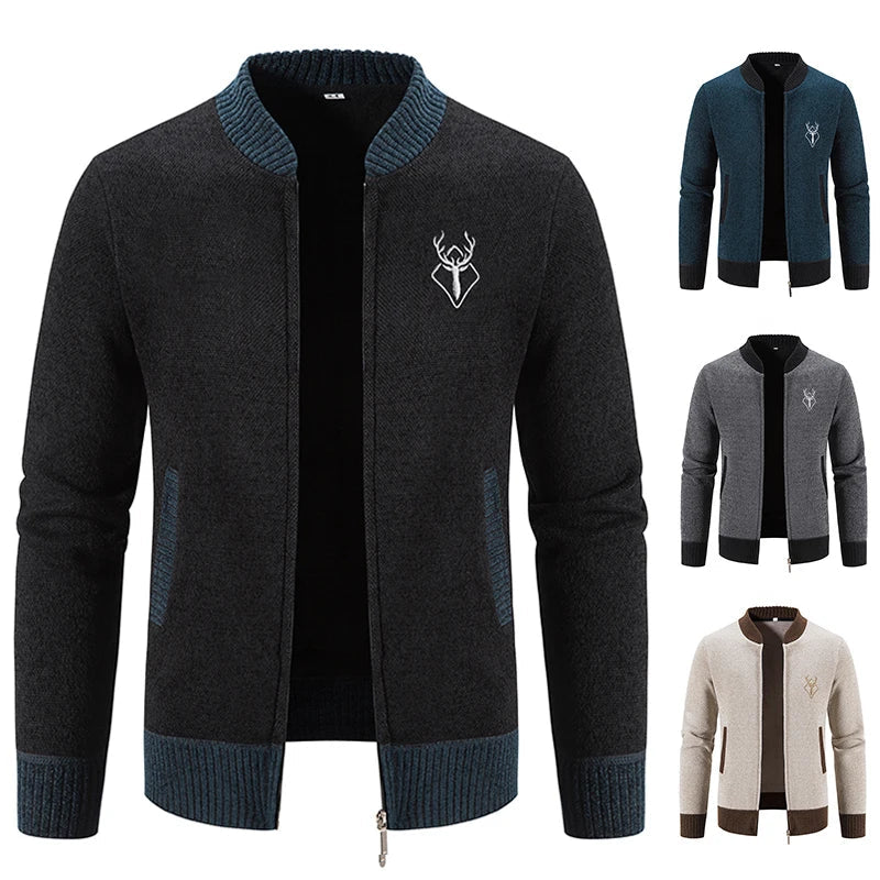 Drune | Lässige Strickjacke für Herren aus hochwertigem Garn