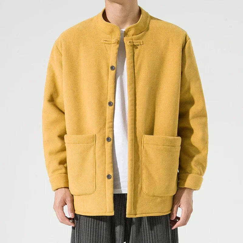 Drune | Leichtes Cordjacke für Herren mit großen Taschen