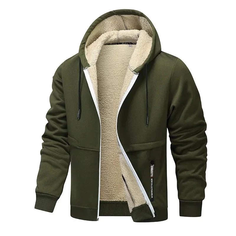 Drune | Wärmende Kapuzenjacke mit Fleecefutter für Herren