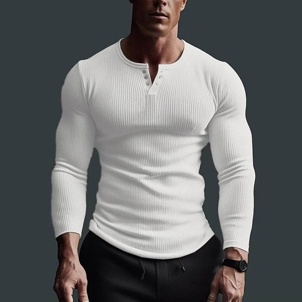 Drune | Slim-Fit-Henley-Hemd