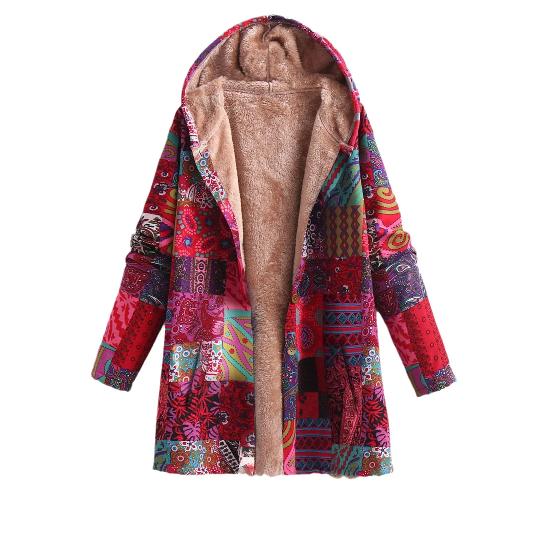 Drune | Fleece Jacke für Damen - Mit Kapuze