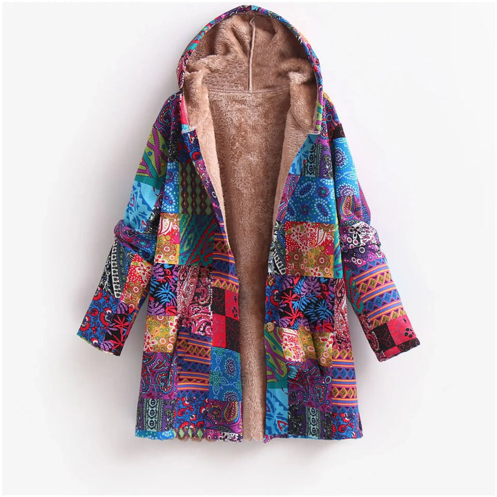 Drune | Fleece Jacke für Damen - Mit Kapuze