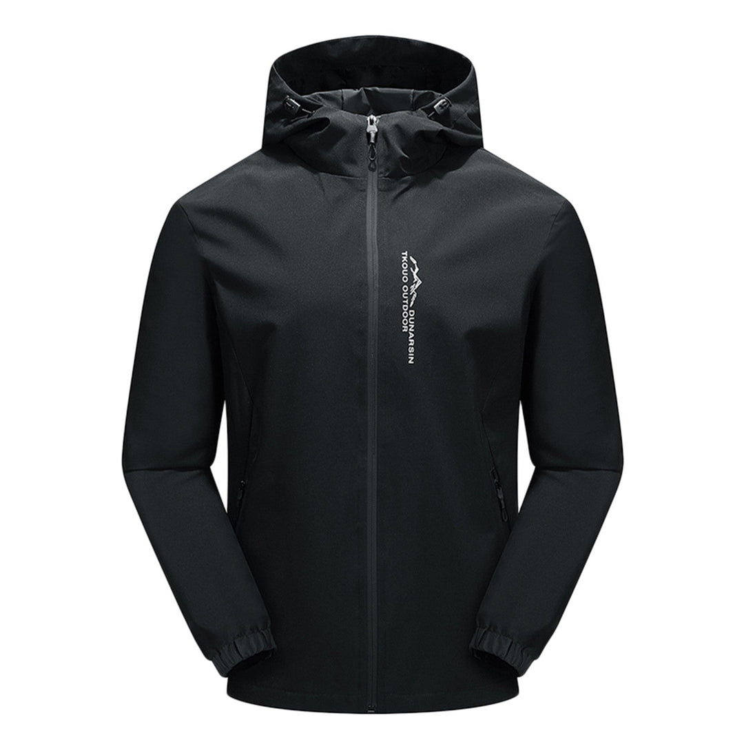 Drune | Elegante Softshell-Jacke aus feinem, wasserdichtem Material mit Kapuze für Männer - Perfekt für Aktivitäten im Freien