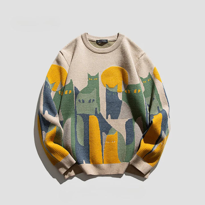 Drune – Oversize Strickpullover, Lässige Passform