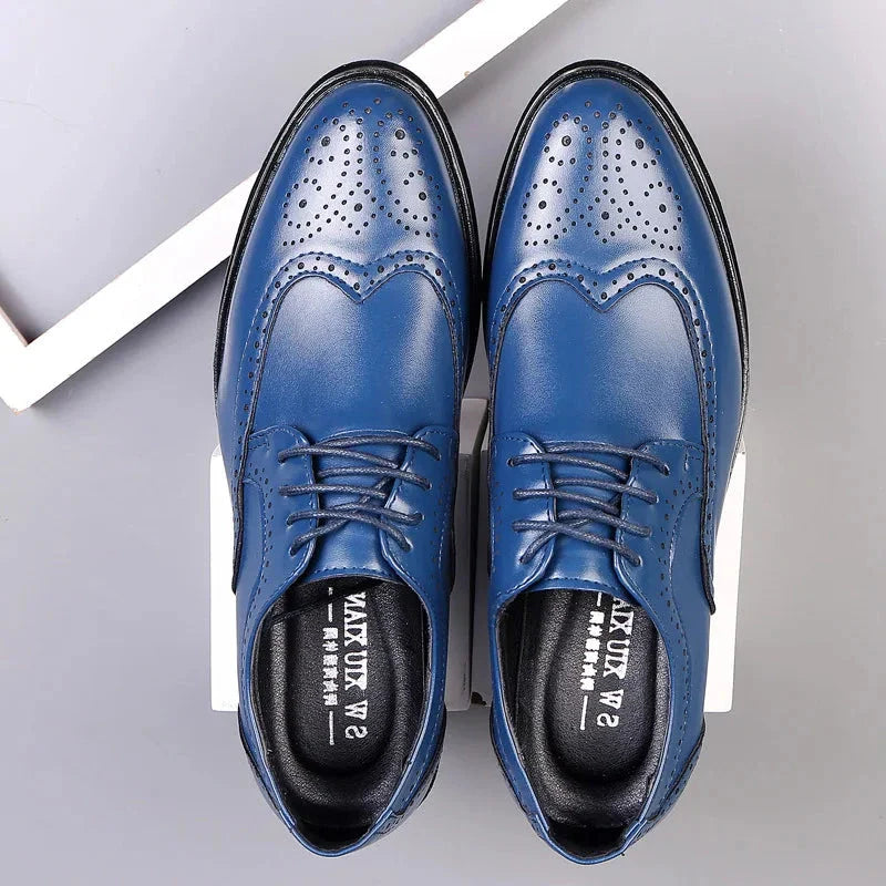 Drune | Bequeme Oxford Herren Business Anzug Schuhe