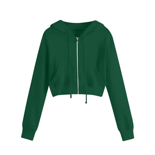 Drune | Kurzes, Warmes und Kuscheliges Winter Kapuzen Sweatshirt