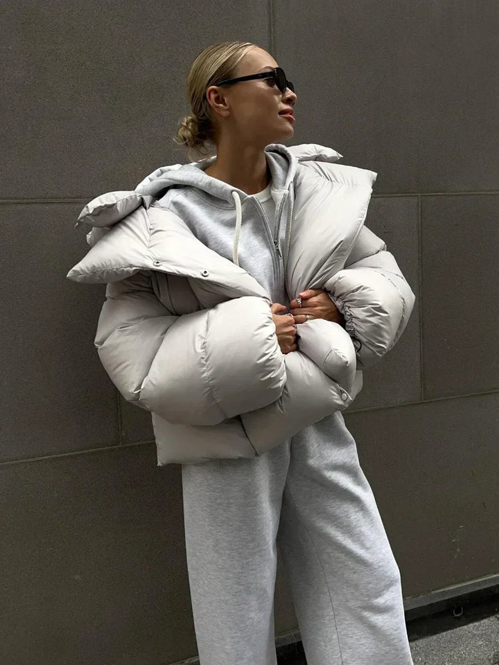 Drune | Modische Steppjacke in Anthrazit