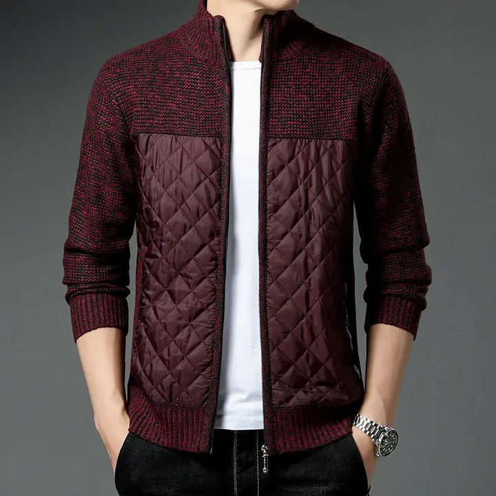 Drune | Gepolsterte gestrickte Herrenjacke