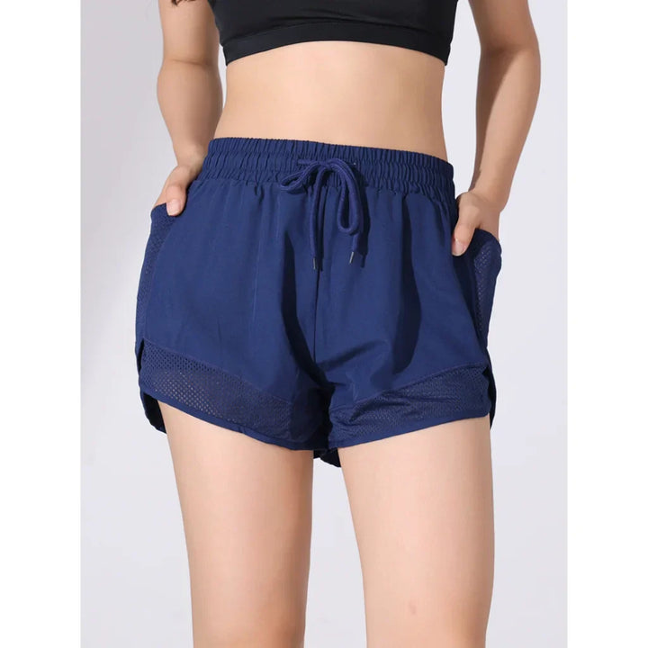 Drune | Hoch Taillierte Sommer Sport Shorts Für Damen