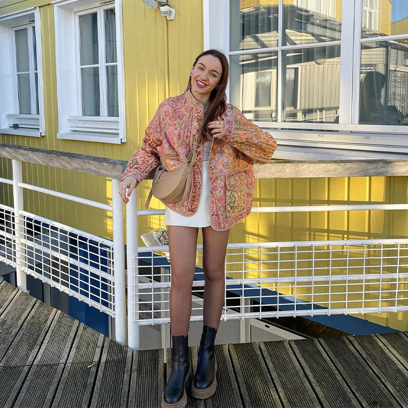 Drune | Modische, Elegante Jacke mit Druck