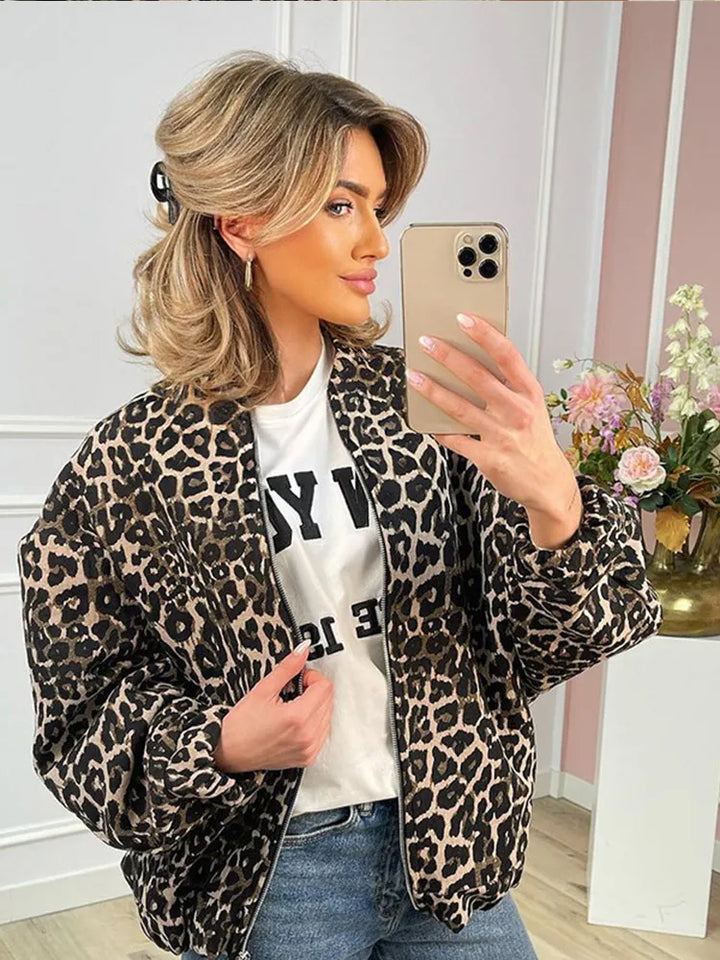 Drune | Jacke mit Leopardenmuster für Damen