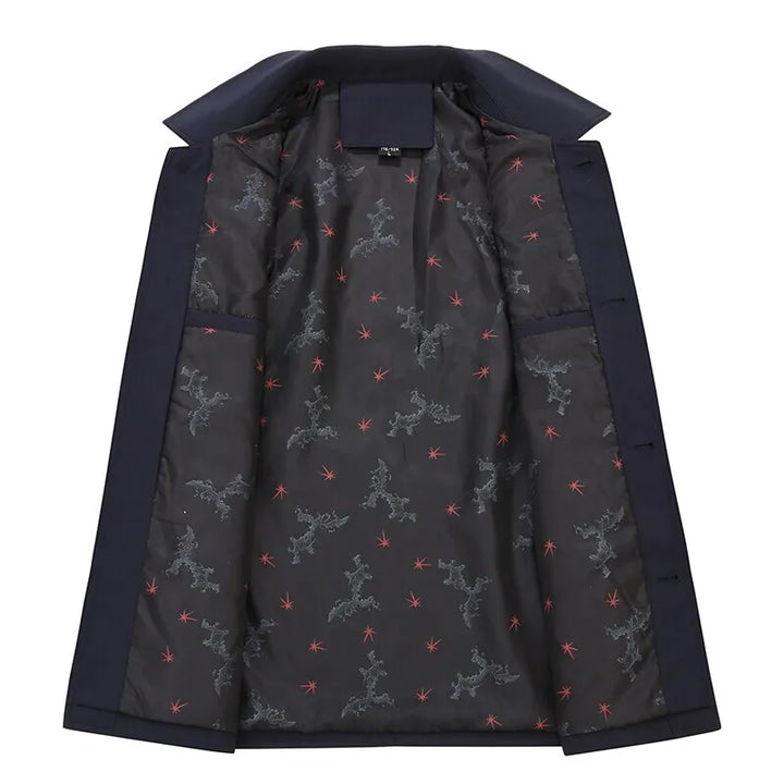 Drune | Veganer Freizeitjacke mit aufgesetzten Taschen und Knöpfen