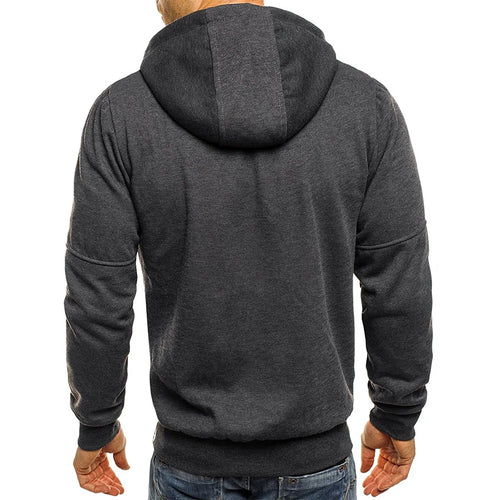Drune | Herren Kapuzenpullover mit Reißverschluss