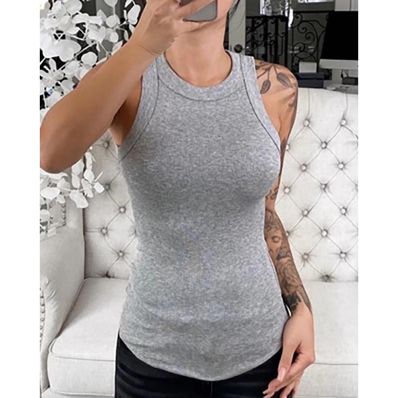 Drune Klassisches Körpergefühl | Damen Ripp-Tanktop