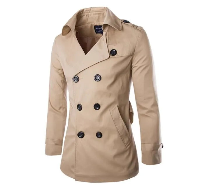 Drune | Männer Stylish Trenchcoat - Bequem & Warm