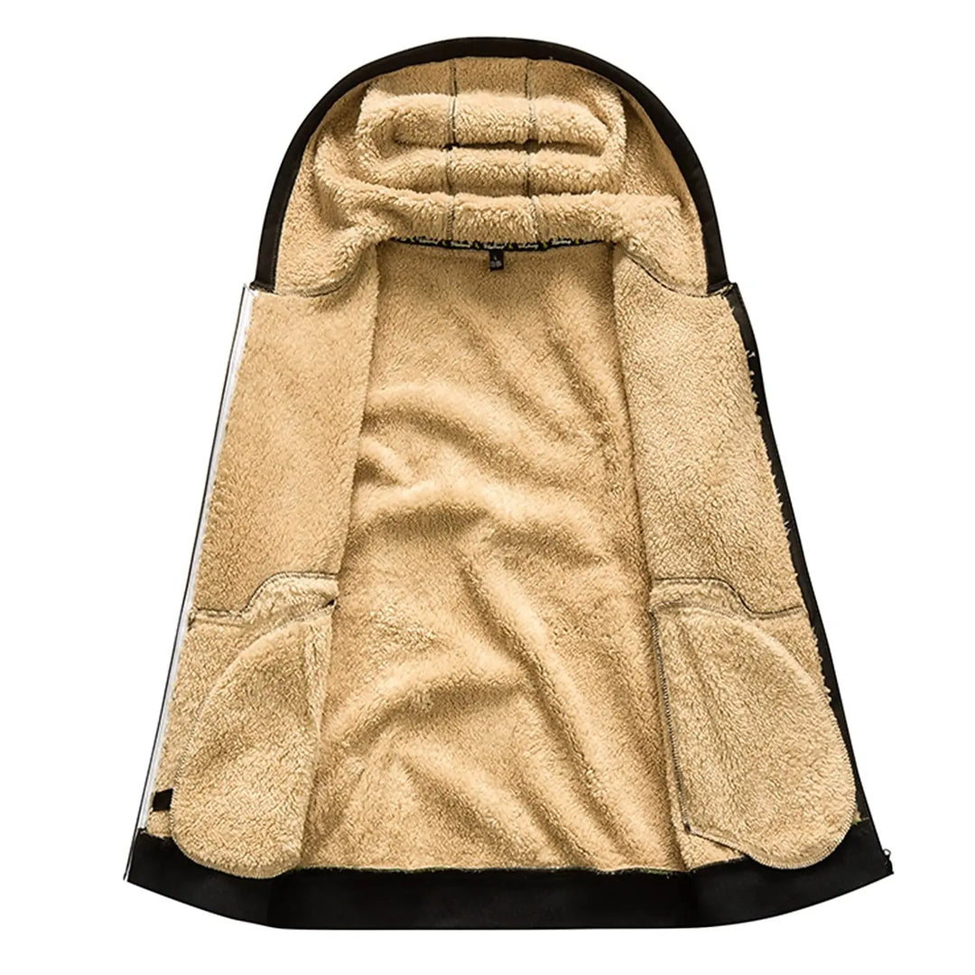 Drune | Warme Winterjacke für Männer mit Kapuze Bequeme Outdoorjacke