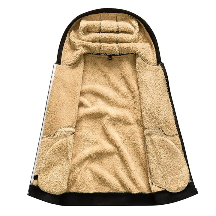 Drune | Warme Winterjacke für Männer mit Kapuze Bequeme Outdoorjacke