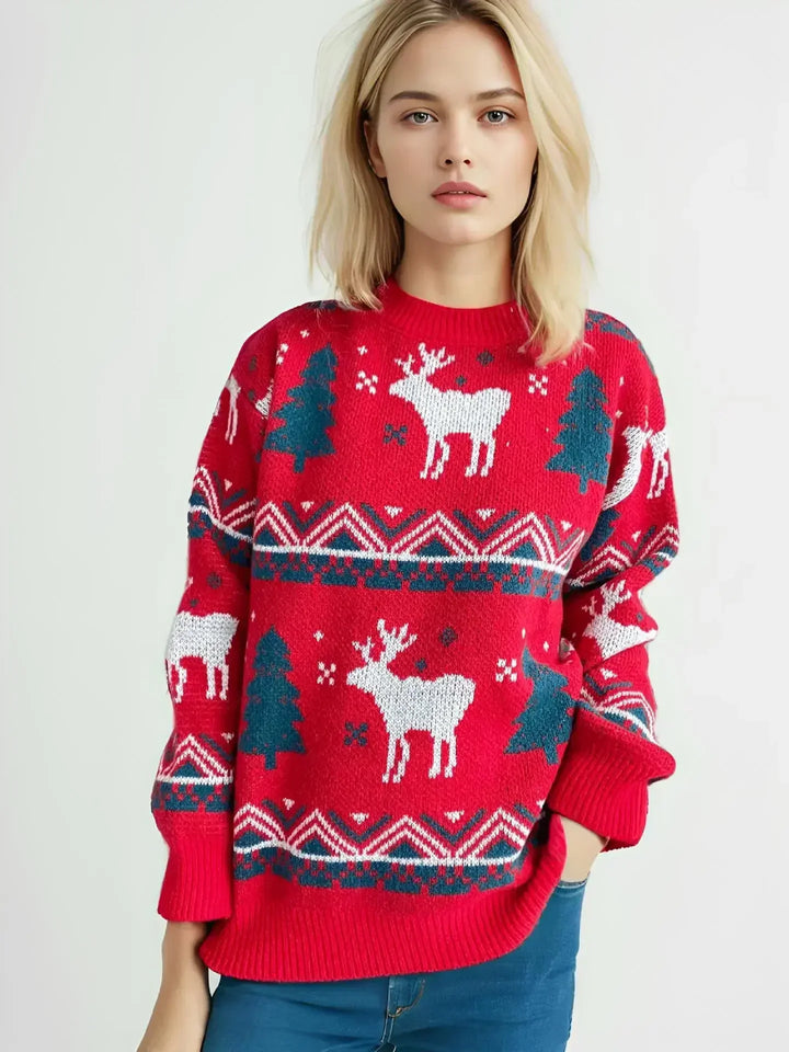 Drune | Lustiger Weihnachtspullover mit festlichem Muster