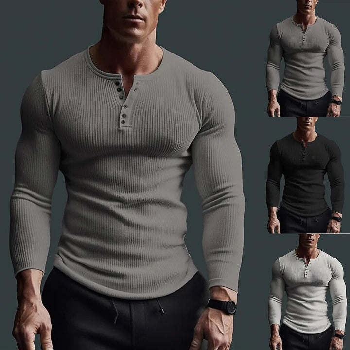 Drune | Slim-Fit-Henley-Hemd