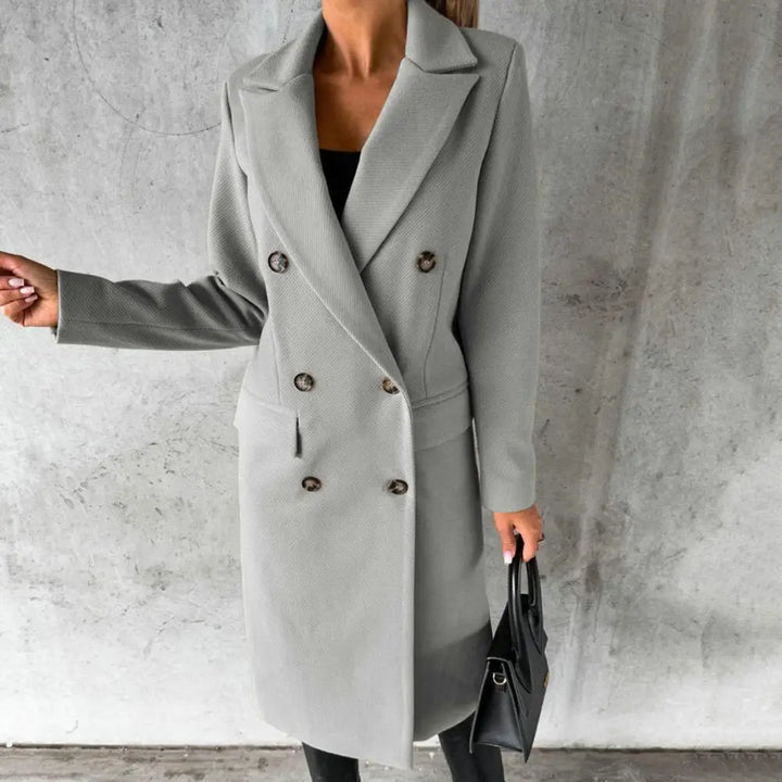 Drune | Eleganter Langer Mantel Für Damen