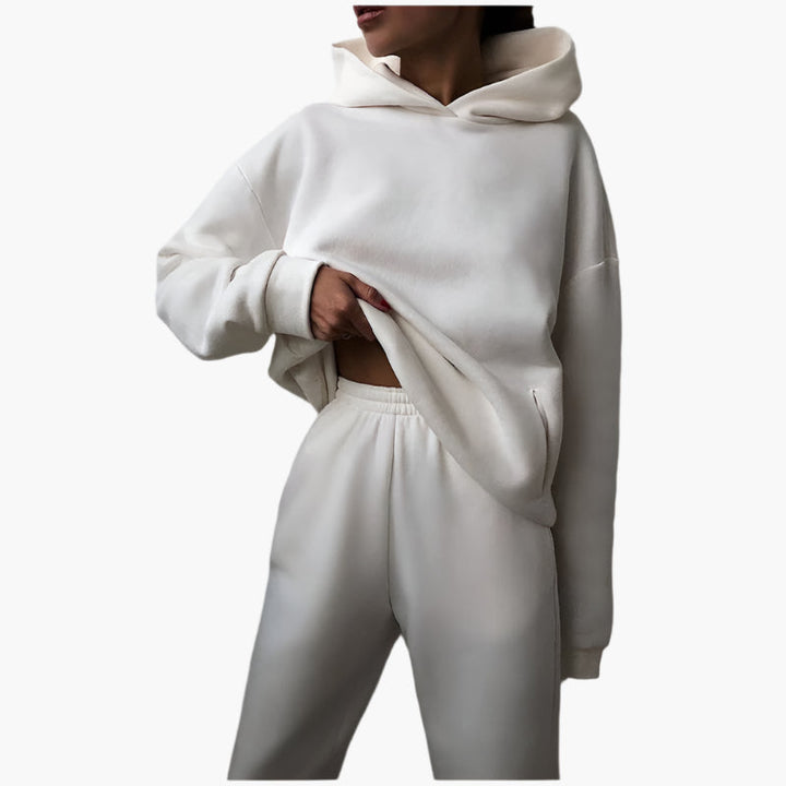 Drune | Oversize Lounge Set Kapuzenpullover und Jogginghose - Komfortabler Freizeitlook