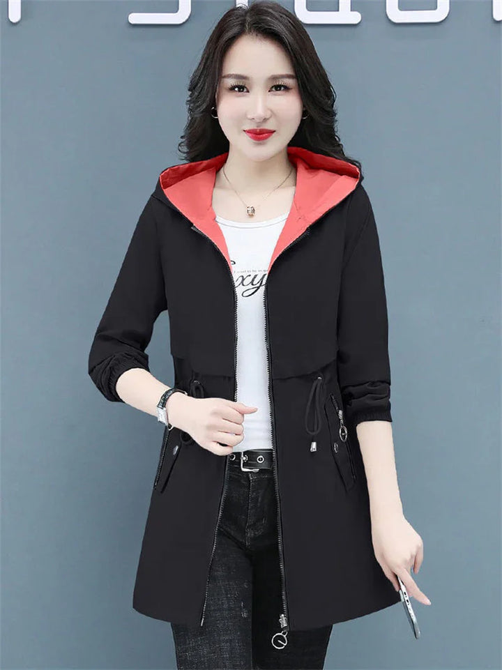 Drune | lange windbreaker-jacke