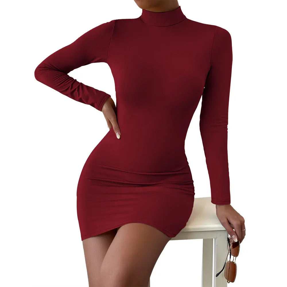 Drune | Figurbetontes Minikleid Mit Langen Ärmeln