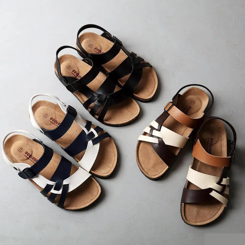 Drune | Orthopädische Premium Ledersandalen