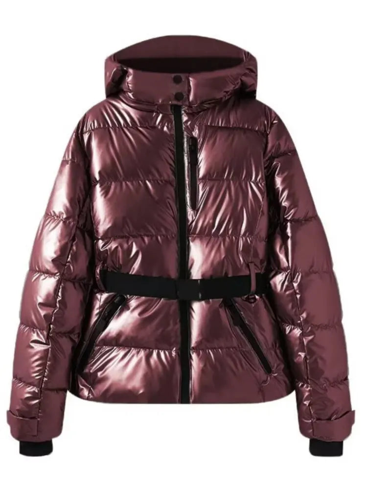 Drune | Damen Winter Pufferjacke - Mit Kapuze