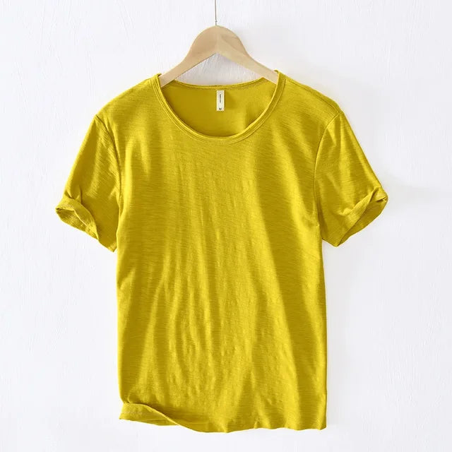 Drune | Herren Slim Fit Baumwoll T-shirt