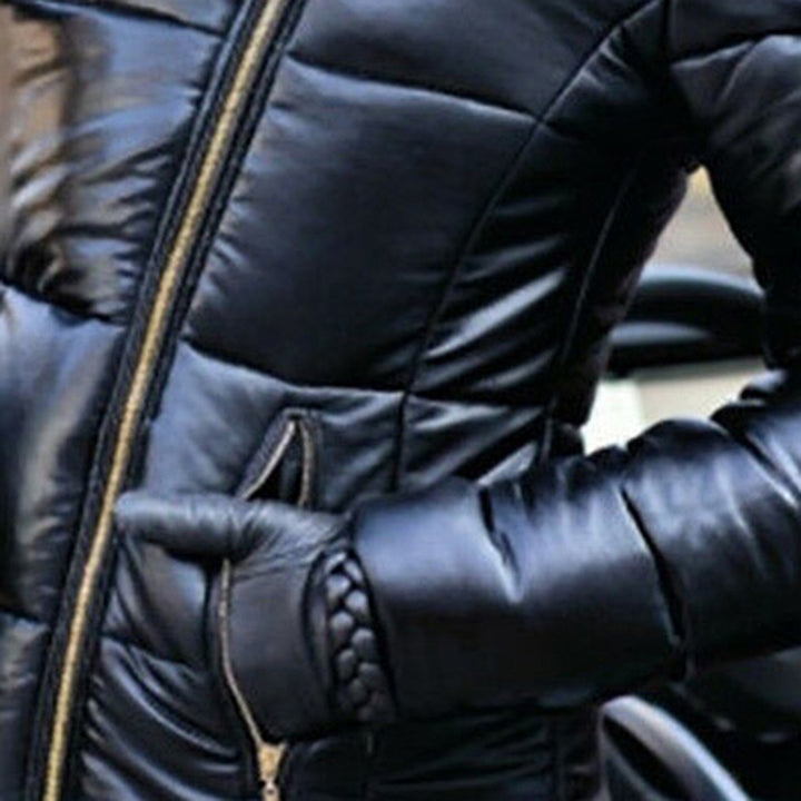 Drune | Winterjacke Daunenjacke mit warmer Kapuze