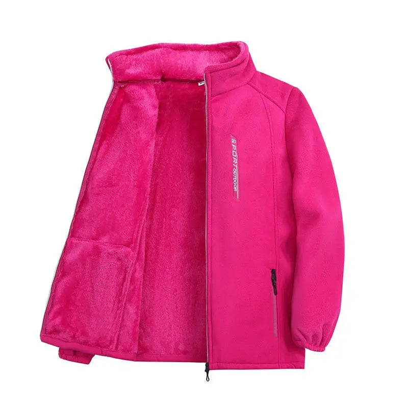 Drune | Fleece Zip-Up Cardigan - NORDIC
