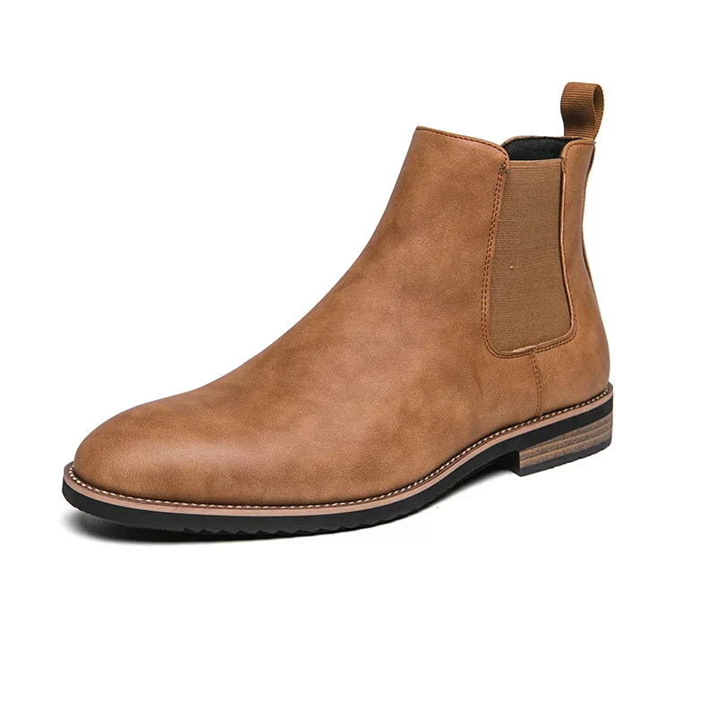 Drune | Leder Chelsea Stiefel