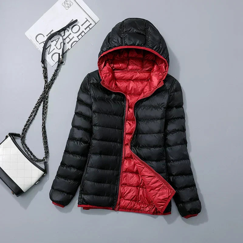 Drune | Kapuzen Daunenjacke Spezielle Winter